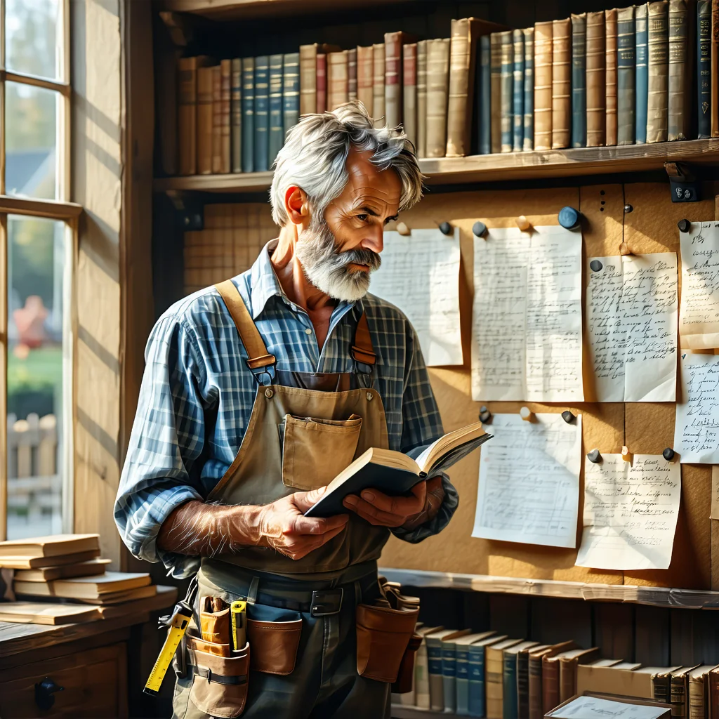 Carpenter Reads the Board Before He Measures It