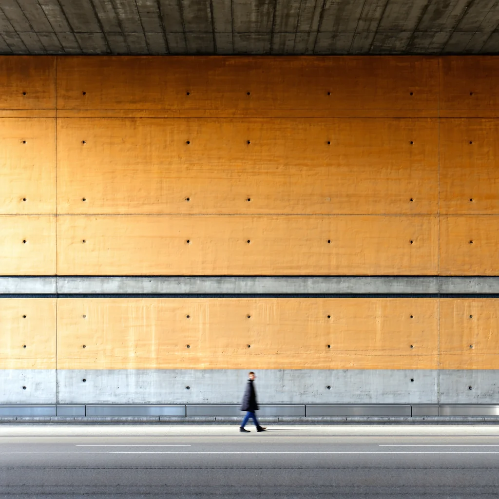 A Line of Ochre, and Silence: Côté-Ouellet's Mural Takes Shape in Burlington