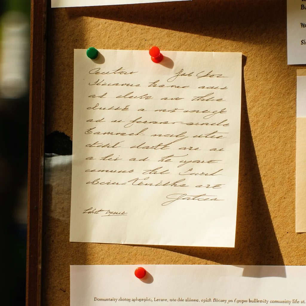 A Note Left on a Board: Richford Voices Find a Quieter Way to Be Heard