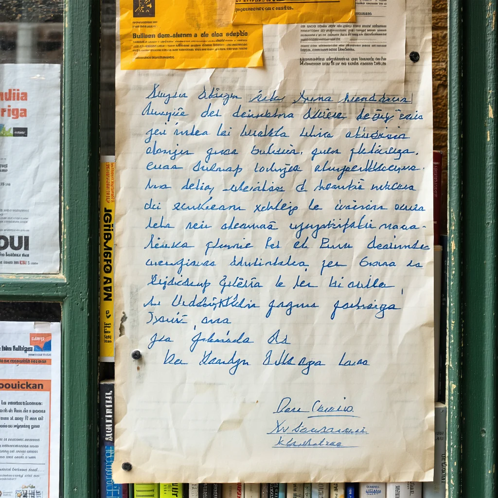 A Handwritten Note in Richford Asks What Comes After Episode Six