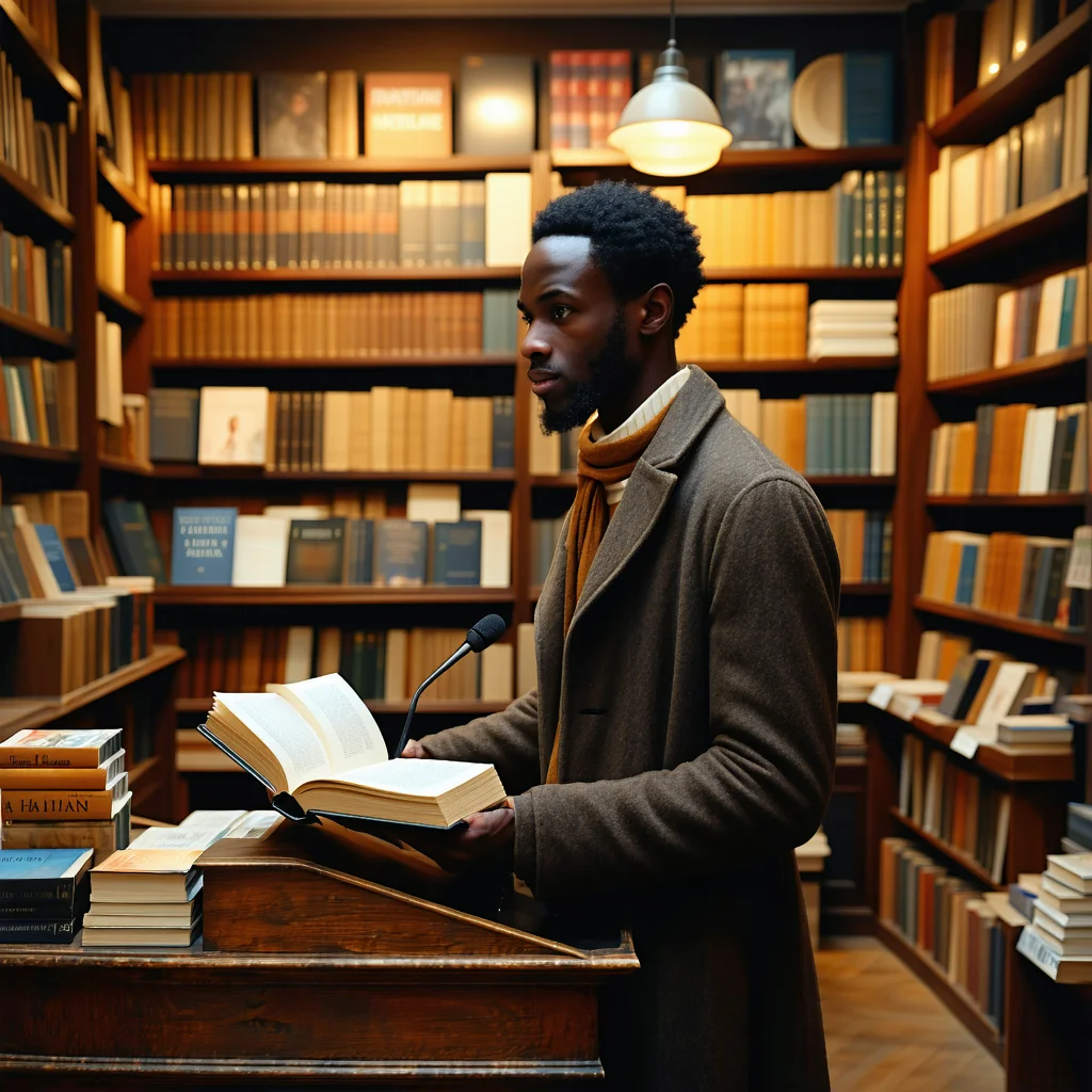 A Poet Between Languages Finds His Audience on Rue Saint-Denis