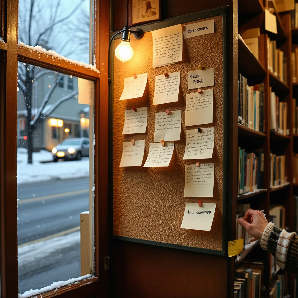 A Richford Librarian, a Notice Board, and a Story About Who We Are