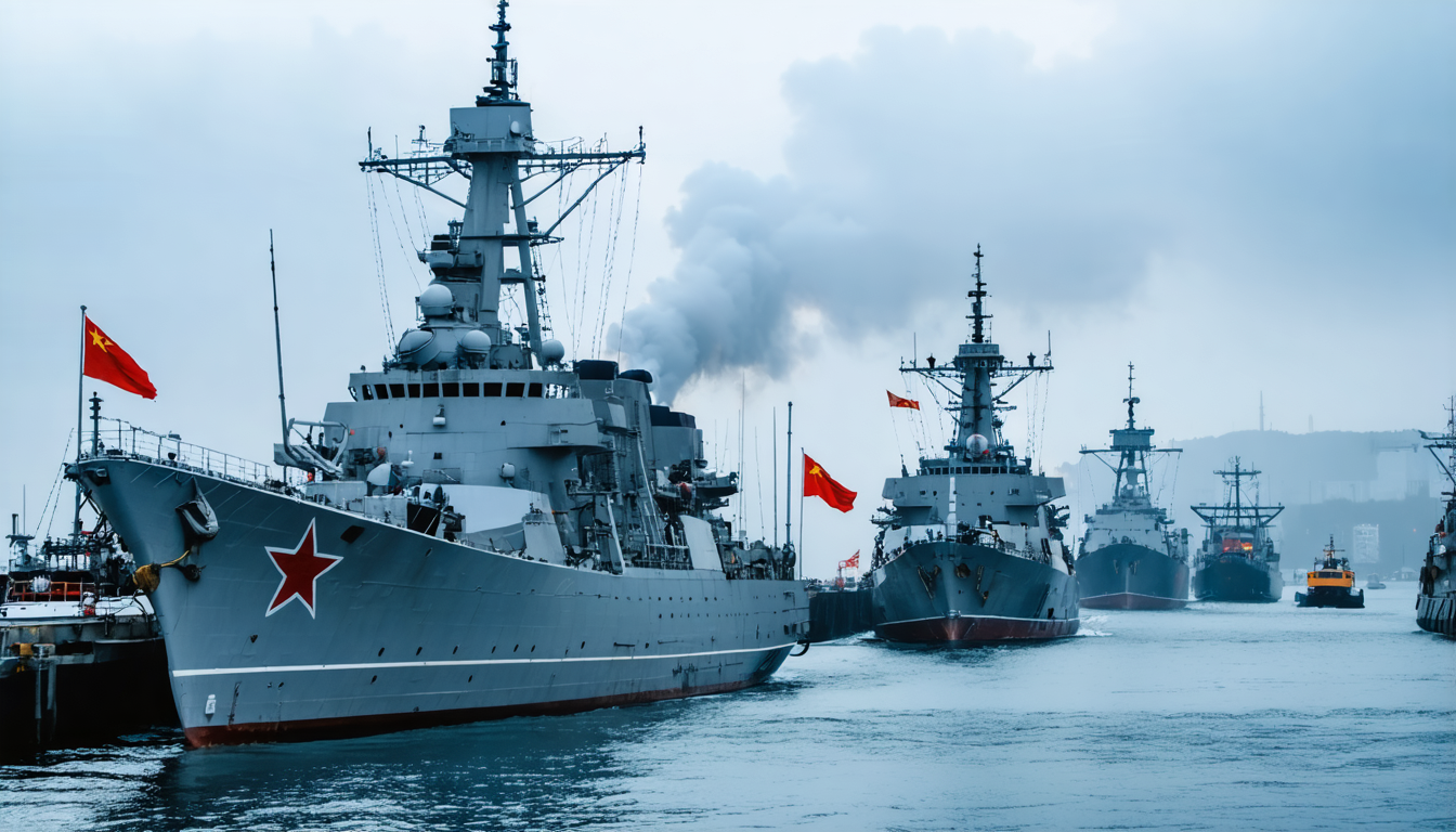 China's North Atlantic Fleet Completes First Port Call in Halifax in Show of Support for RONA