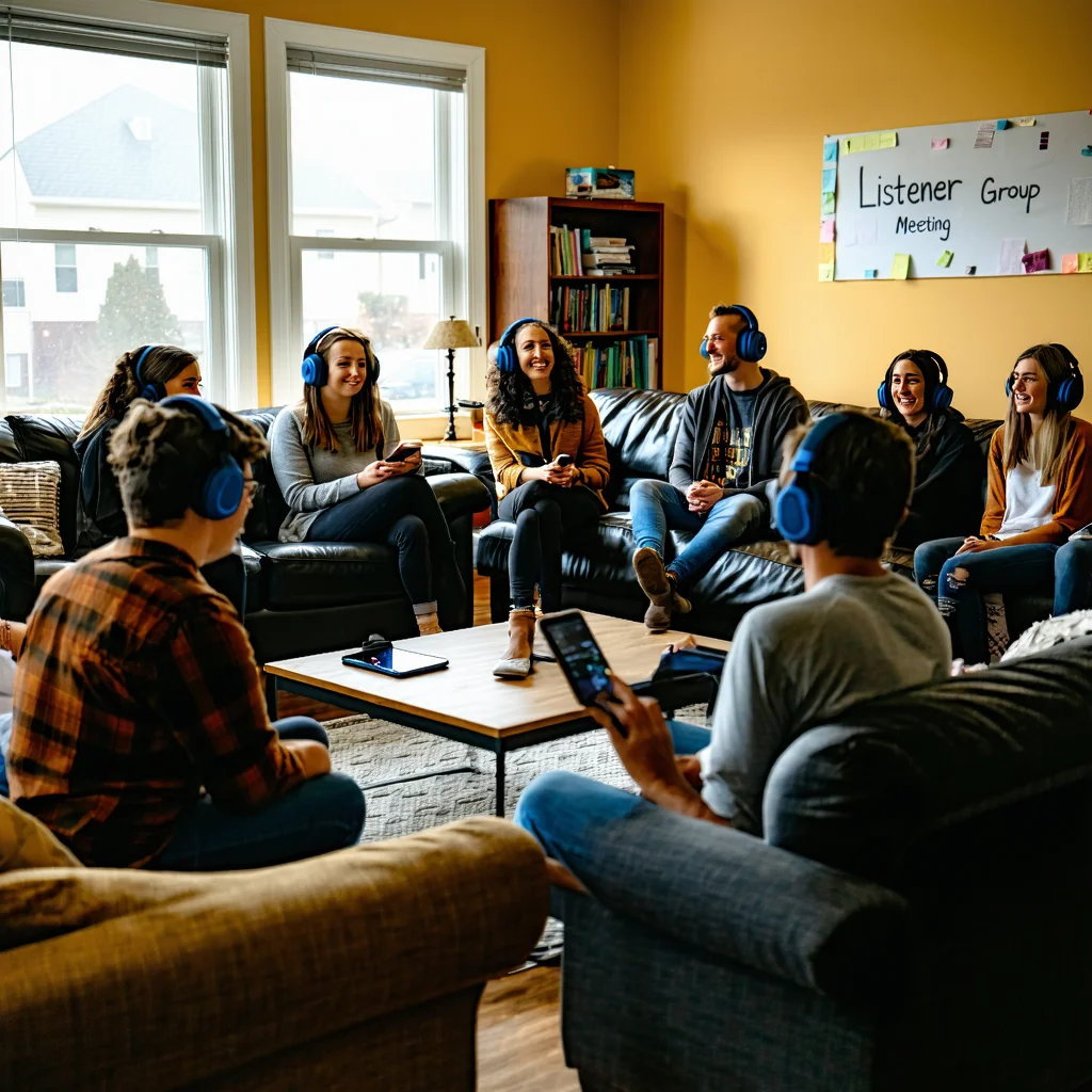 Hoboken Listener Group Draws First Out-of-Town Attendees, Membership Reaches Seventeen