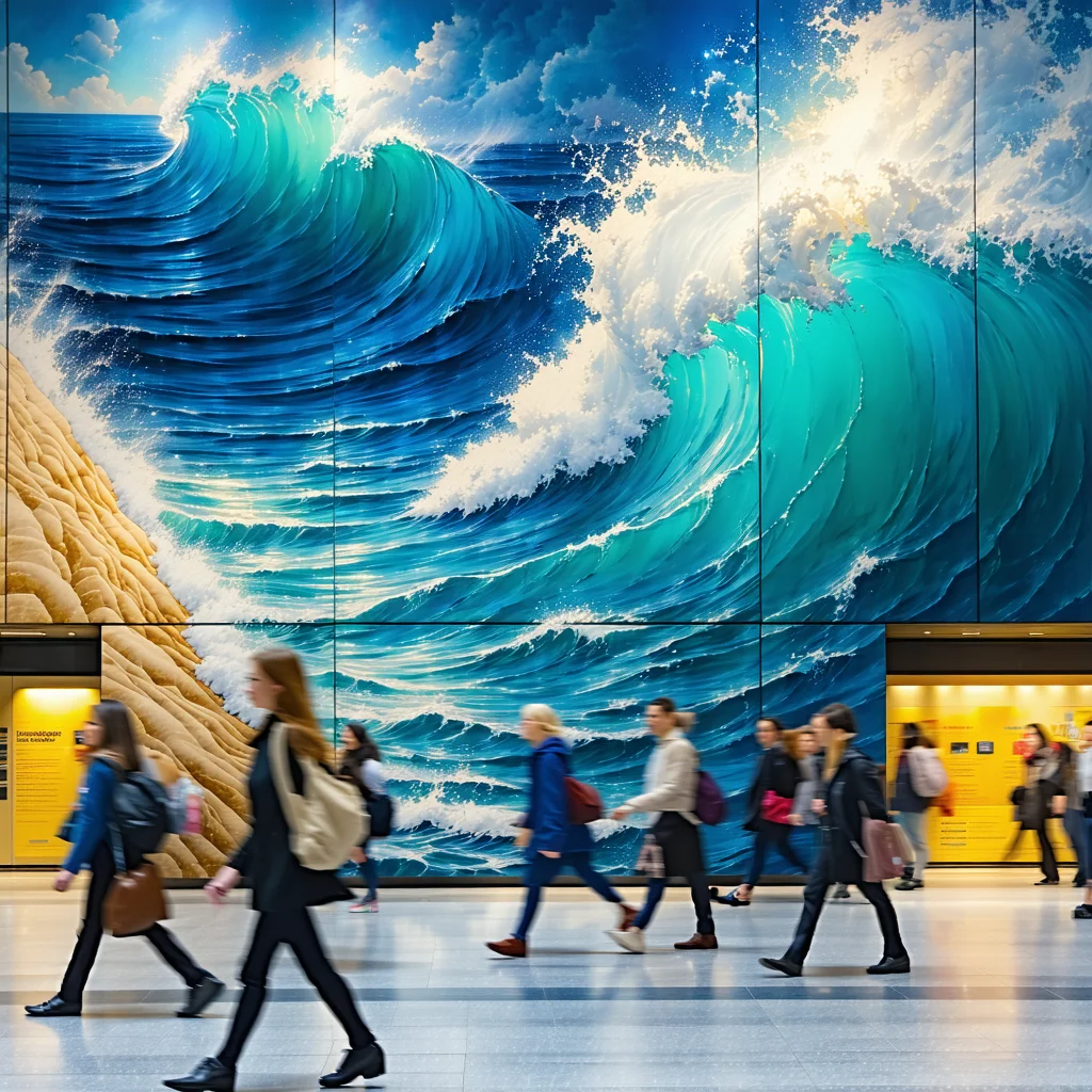 'Les Marées / The Tides' Arrives at Burlington's Central Transit Hub