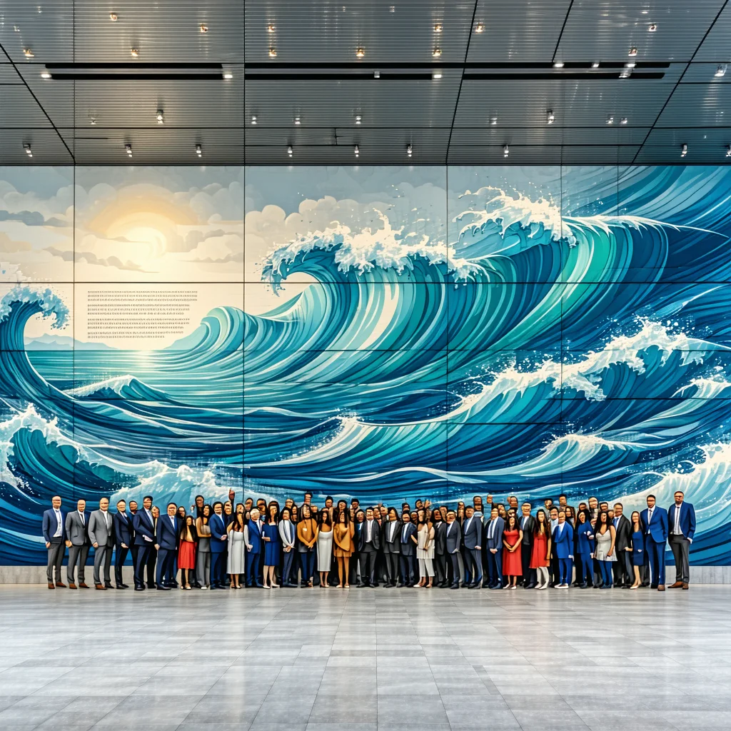 'Les Marées / The Tides' Mural to Be Dedicated at Burlington Transit Hub on April 19