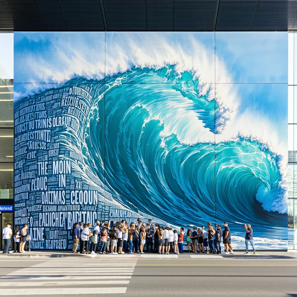 Bilingual Mural 'Les Marées / The Tides' Dedicated at Burlington Transit Hub on RONA Anniversary