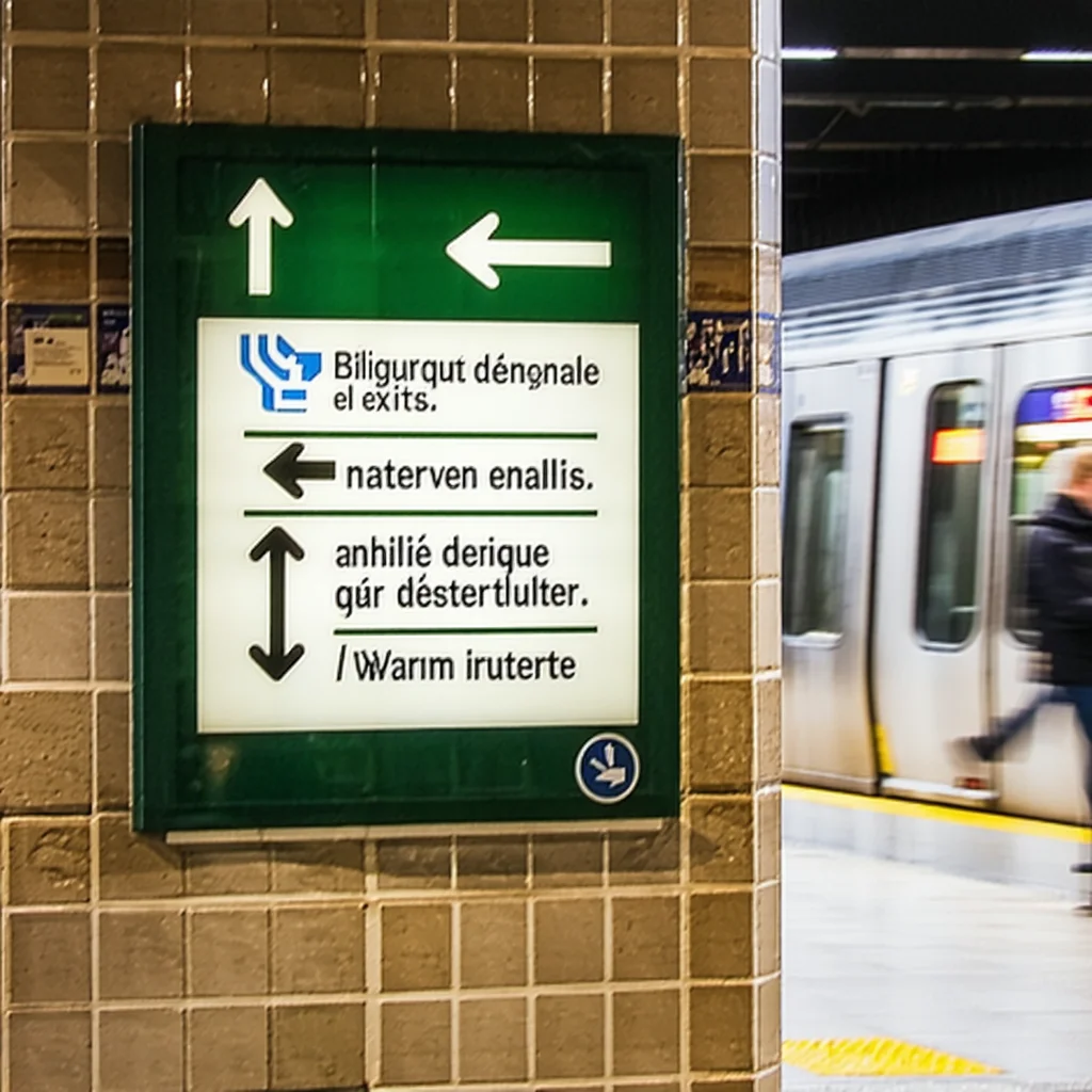 Philadelphia Transit Authority Adds French Wayfinding Signs at Two Downtown Stations