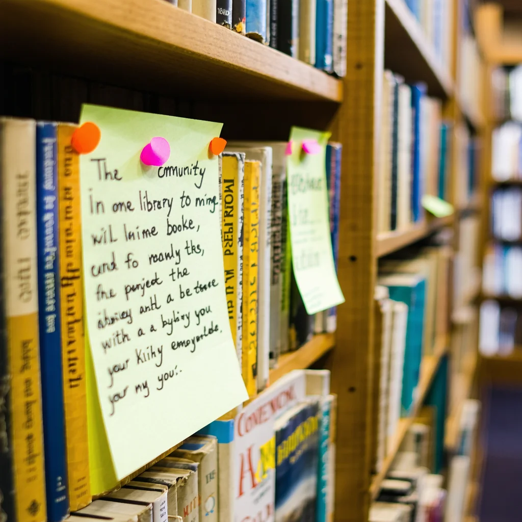 Richford Patron's Note Puts a Simple Question to the Library Board: Keep It?