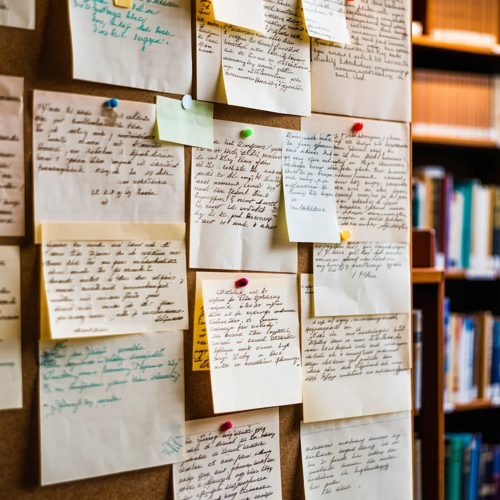 At Richford Public Library, Handwritten Notes Find Each Other